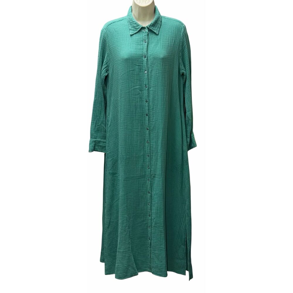 Xirena Boden 100% Cotton Dress in Bottle Green NWT Size X-Small - Picture 4 of 8